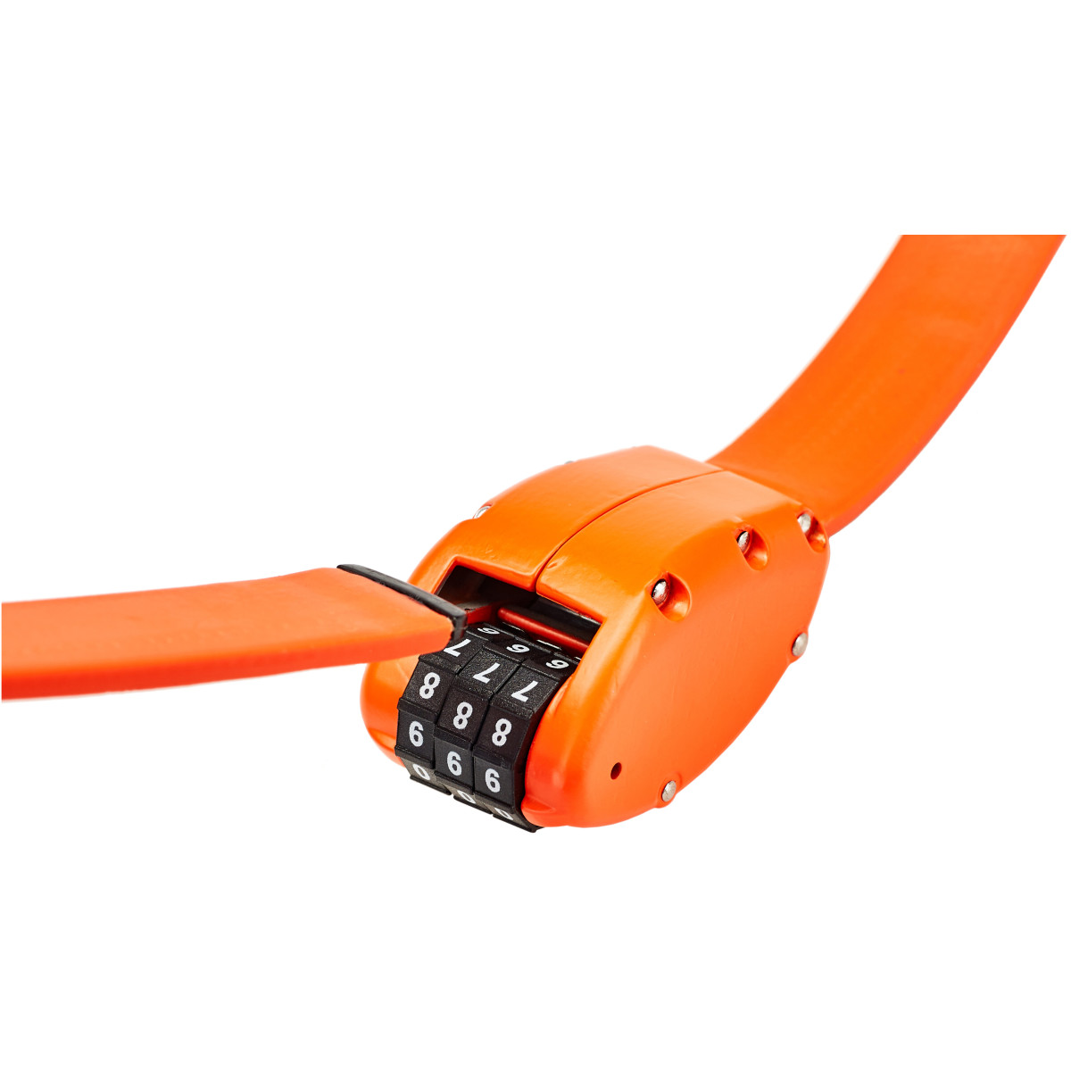 OTTOLOCK 46cm velosipēda slēdzene ar fiksatoru | Oranžs